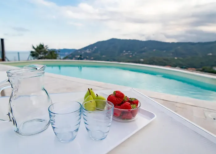 Villa Hanbury With Swimming Pool And Parking In Alassio